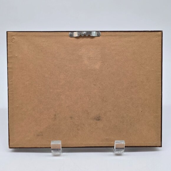 Vintage Framed James Whitcomb Riley Poem Print Floral Artwork Ornate Frame 1921 - Picture 7 of 11